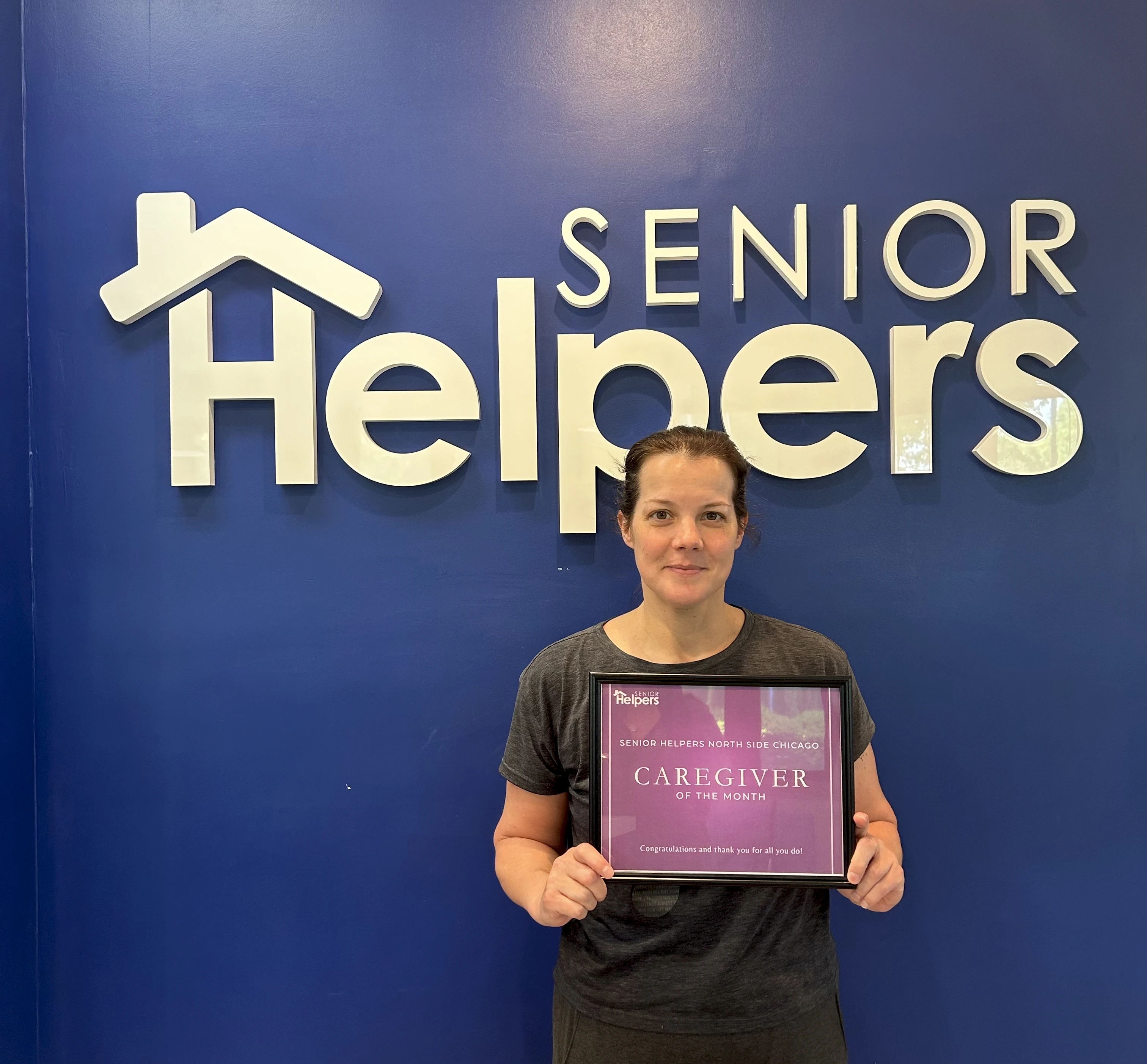 Congratulations to our April caregiver of the month, Kathryn! Kathryn came to us ready to learn and become an amazing caregiver. She shows true empathy and professionalism when working with all of her clients. Kathryn is always willing to go the extra mile- staying longer for her client, or adjusting her schedule to fit their needs. She is an asset to this agency and we are so grateful to have her on our North Side Chicago team.
