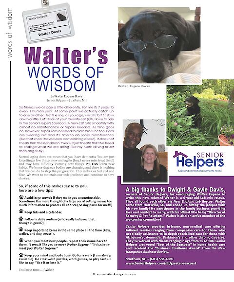 Walter's Words of Wisdom