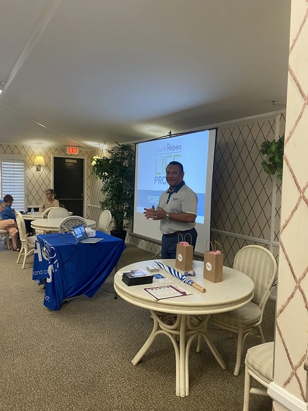 It’s always a rewarding experience to educate our seniors on the resources and options they have to age with an enhanced quality of life at home.
