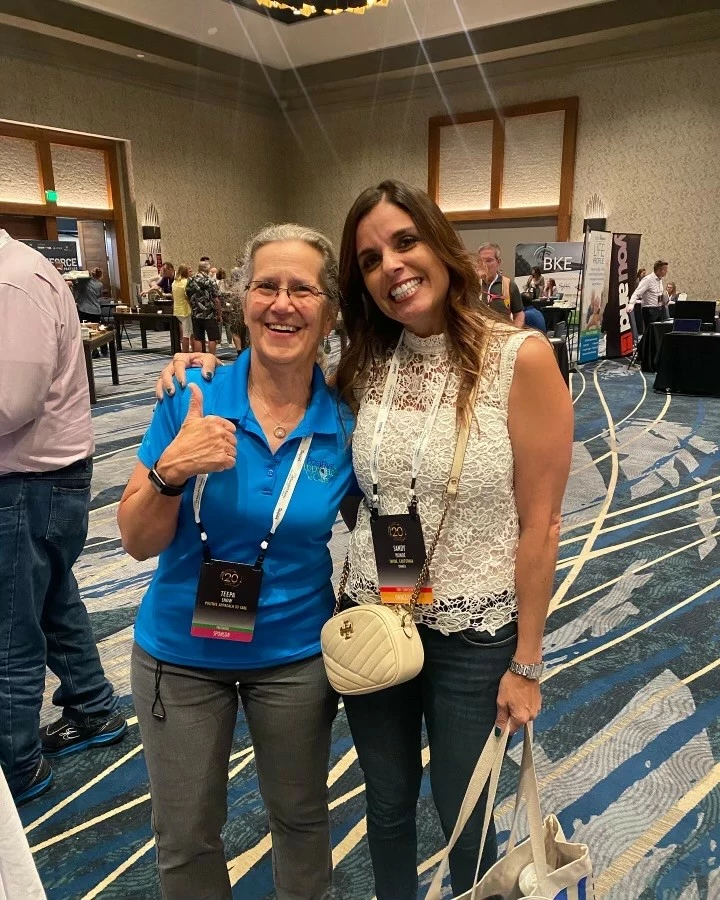 Sandy with renowned cognitive disease expert Teepa Snow, developer of our proprietary training program Senior Gems, which provides much needed insights to care for seniors with Dementia and Alzheimer’s.