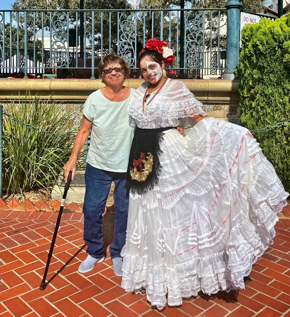 At Senior Helpers, we have a tradition of celebrating Hispanic Heritage Month with our favorite Senior and Folklorico Dancer. This weekend, we celebrated at the world-famous Olvera St, in Los Angeles.