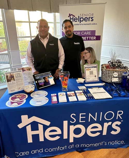 Great day today, showing support at the Crescent Landing at Santa Ana Memory Care Community, where they specialize in dealing with beloved Senior suffering from Alzheimer’s Disease and other related forms of Dementia. There focus is on providing a fulfilling and meaningful quality of life for all their residents.