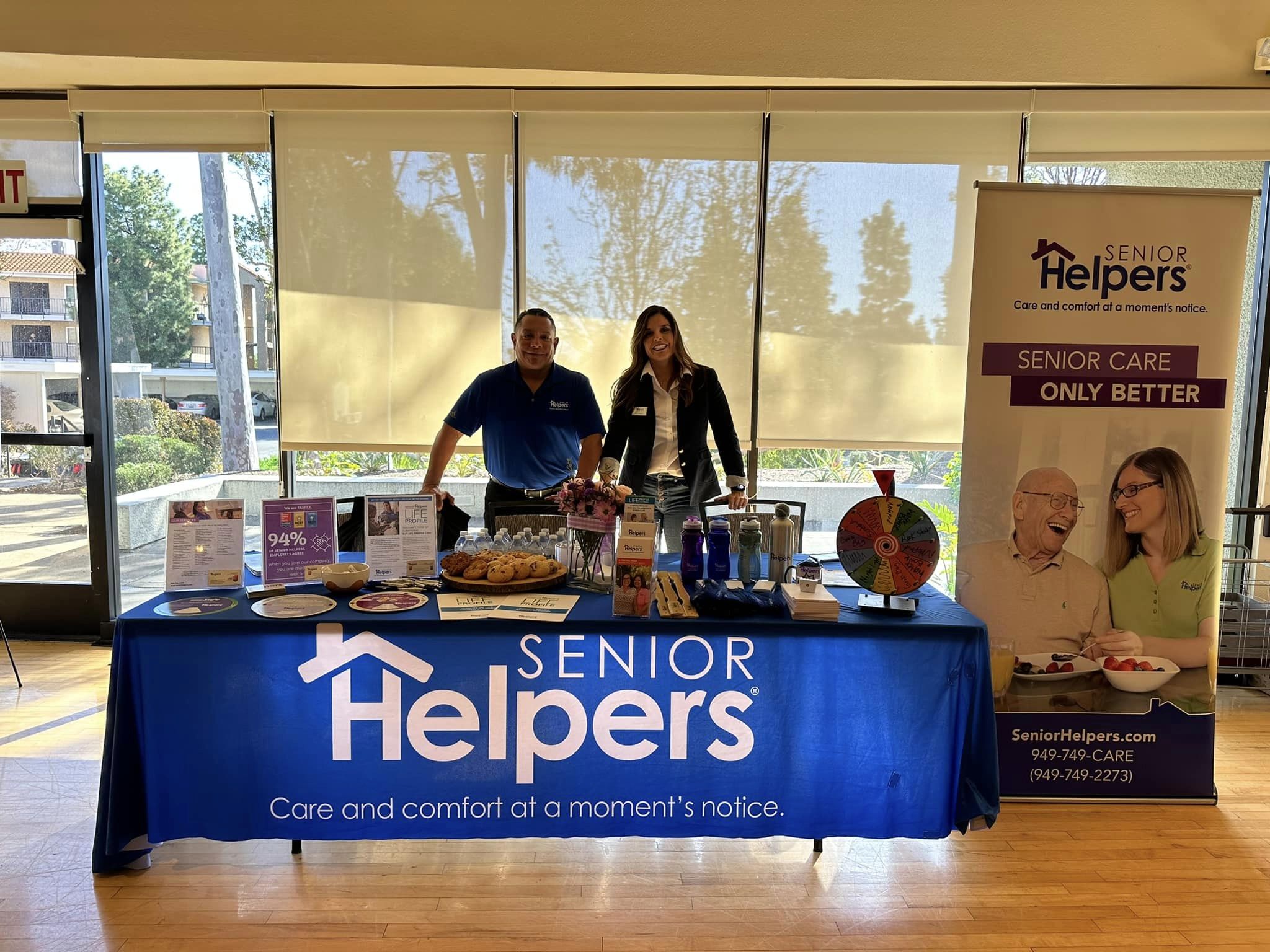 Great time today at Laguna Woods Village. Always great to educate our seniors on the benefits of having in-home care to age gracefully and safely at home.