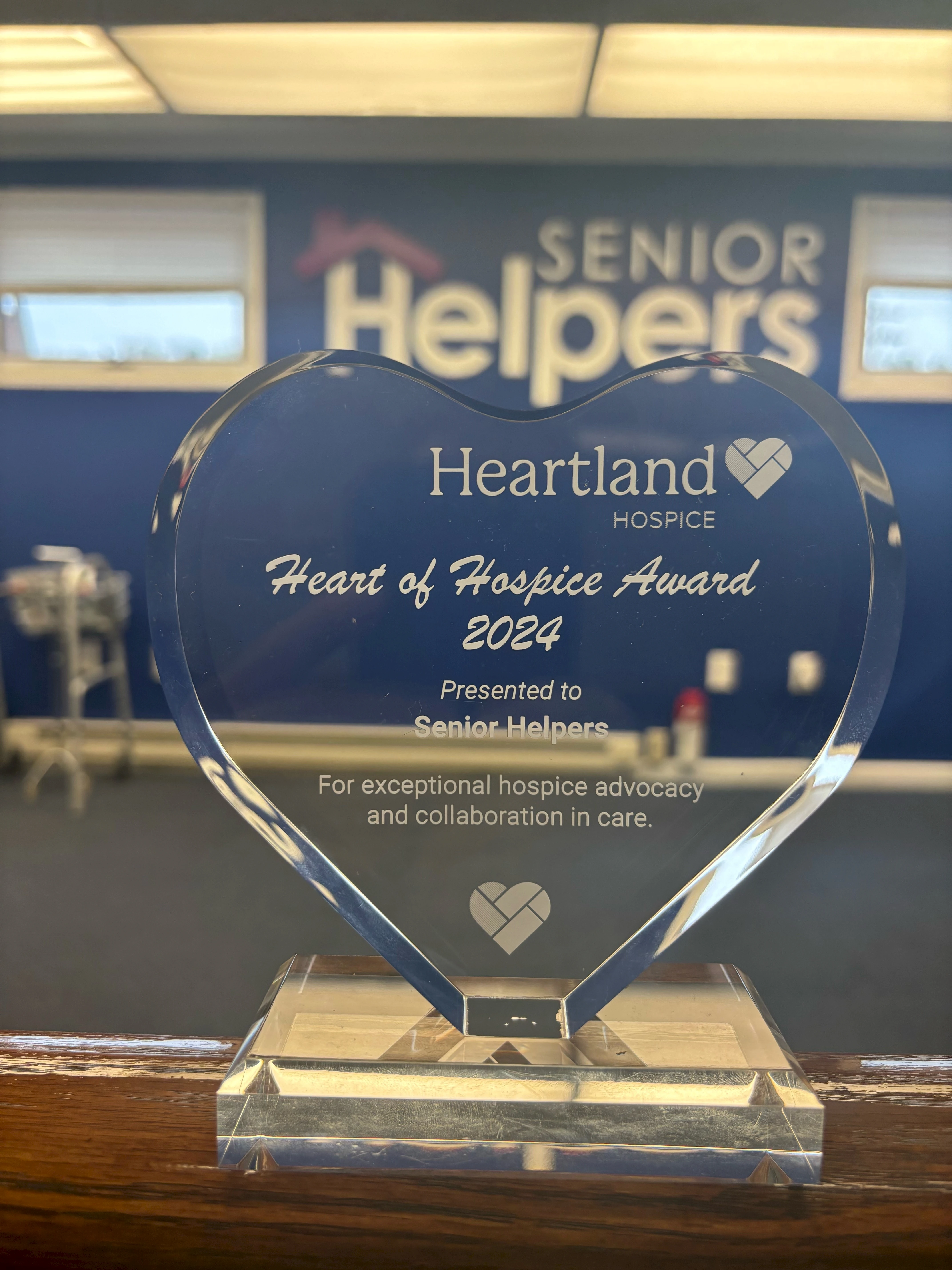 Senior Helpers Lancaster County Receives Heart of Hospice Award