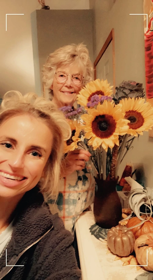 Gerry brought Stacy sunflowers, her favorite, to celebrate her birthday!