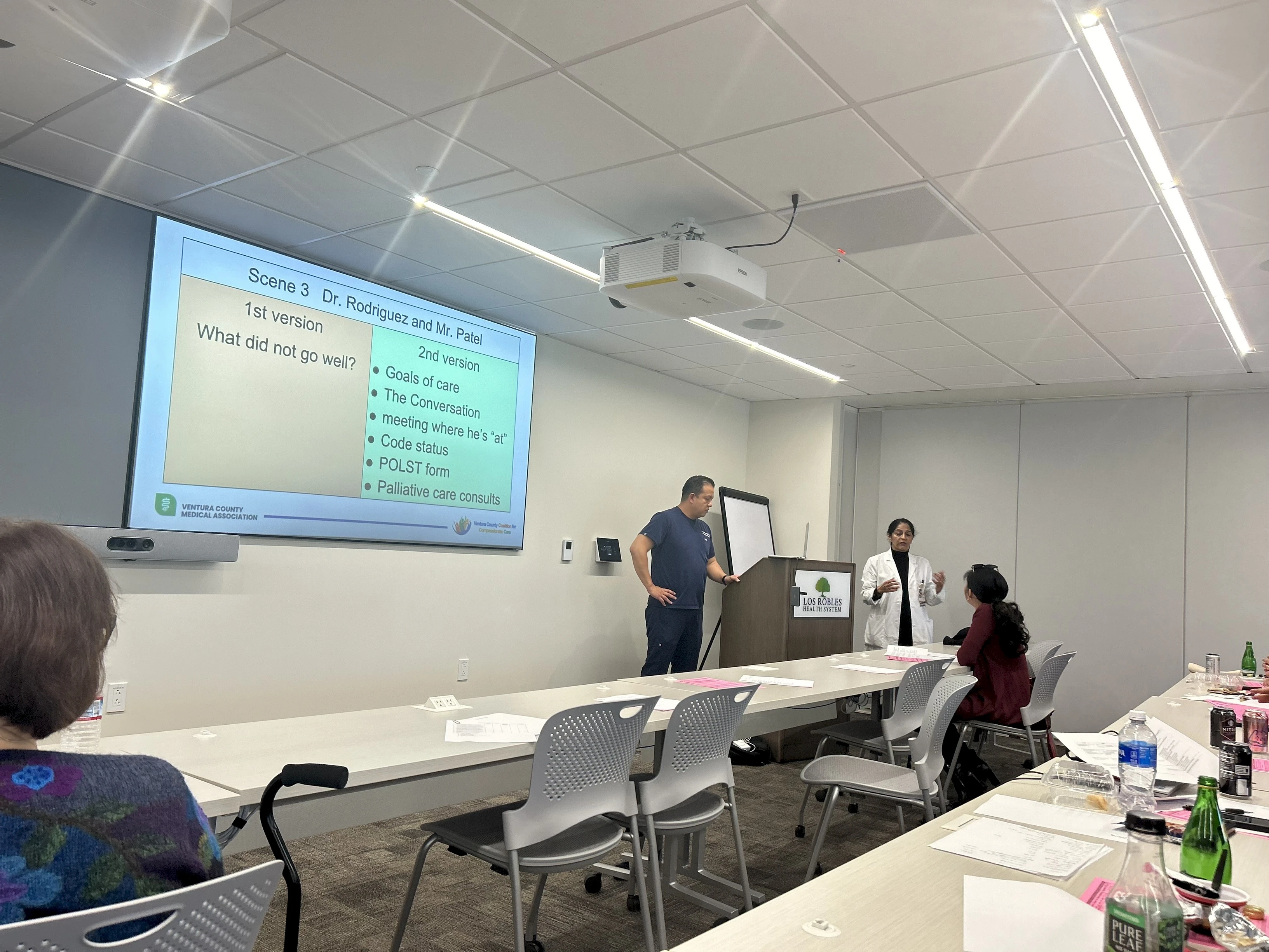 We attended a ‘Train the Professionals’ workshop from the Ventura County Medical Association.