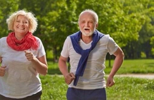 Couple walking