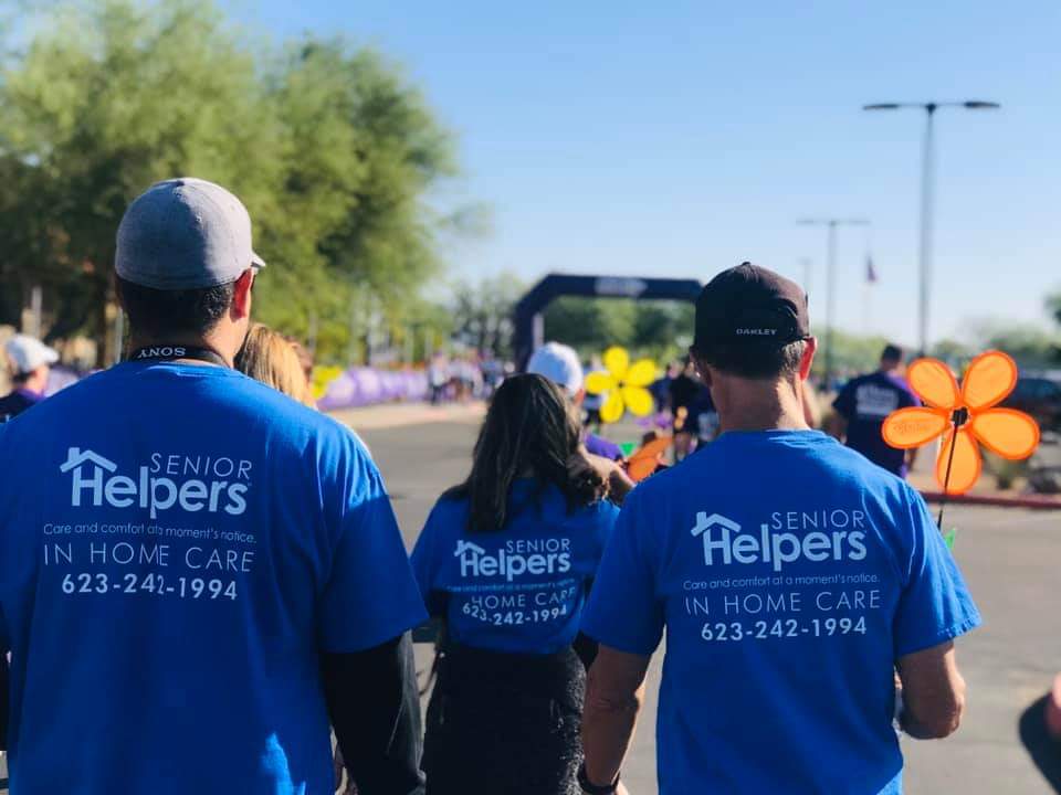 Senior Helpers at The Walk to End Alzheimer's in Sun City, AZ on Oct 12, 2019