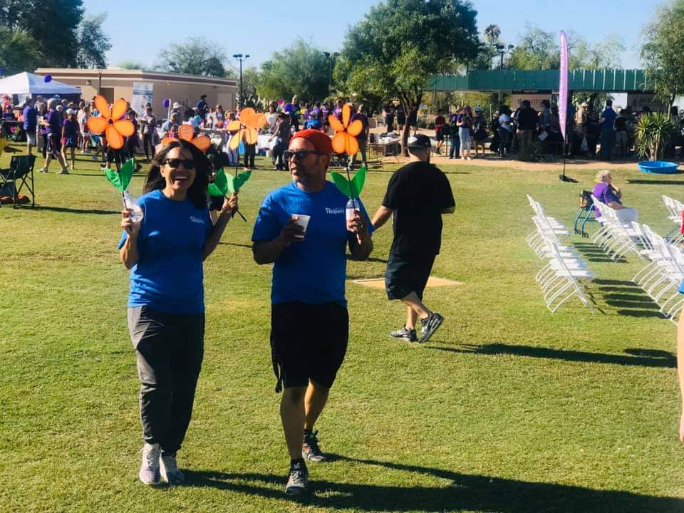 Senior Helpers at The Walk to End Alzheimer's in Sun City, AZ on Oct 12, 2019