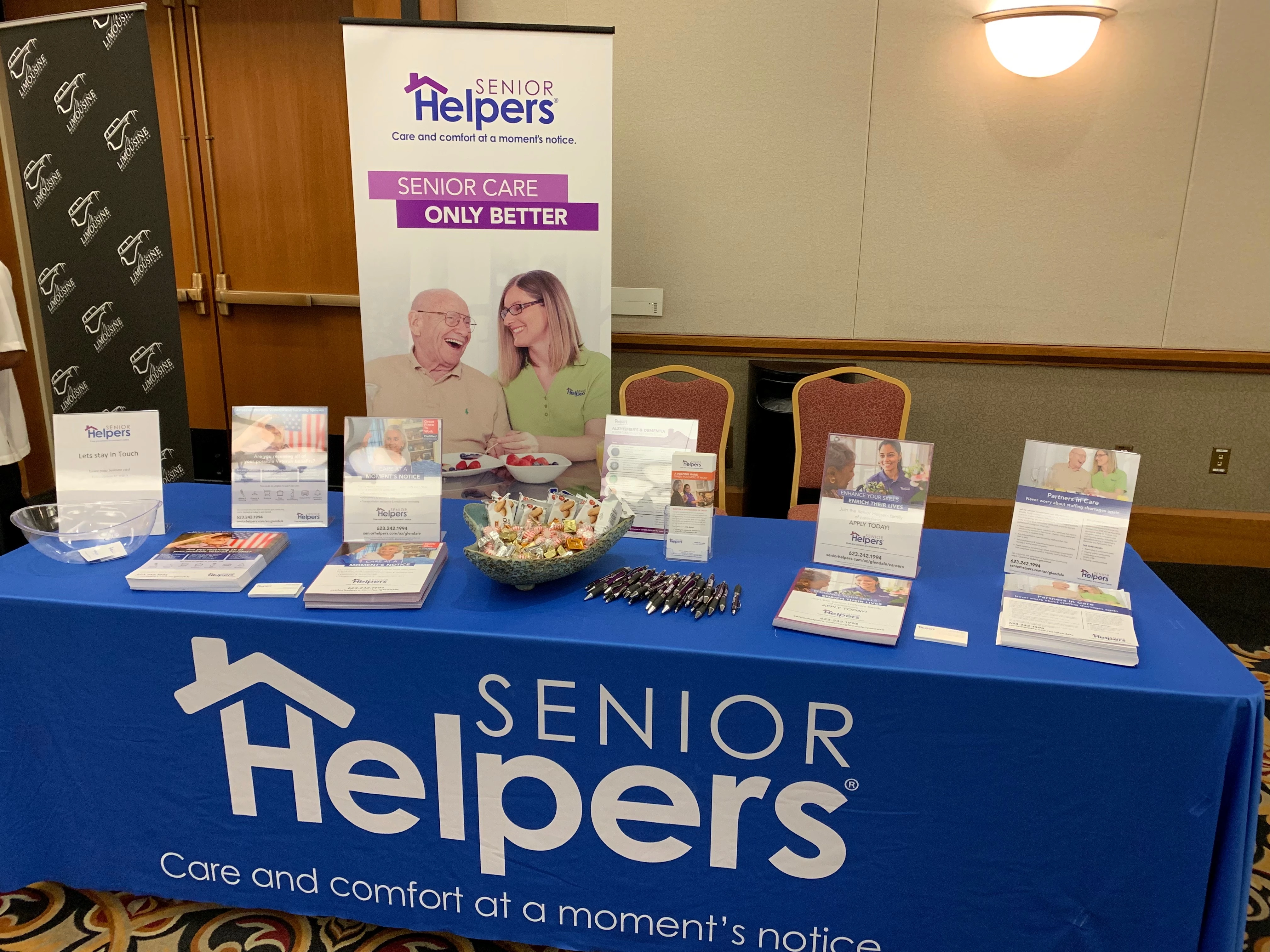 Senior Helpers at the Glendale Chamber Expo