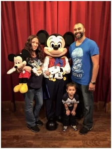 the Giraldo family at Disney!