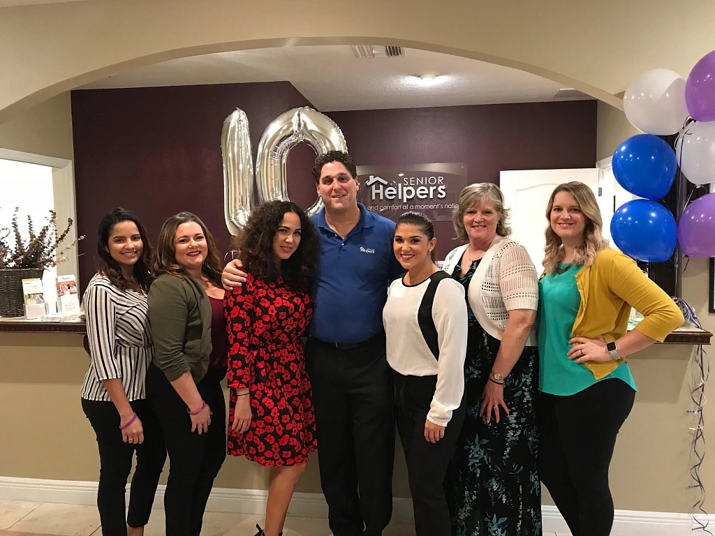Celebrating our 10th year Anniversary at Senior Helpers! We our so happy to accomplish this milestone and looking forward to many more years. Thank you to our clients, caregivers and referral sources for supporting our mission and trusting in Senior Helpers to assist with care.