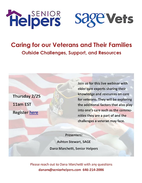 Join Us for a Live Webinar on Caring for Veterans