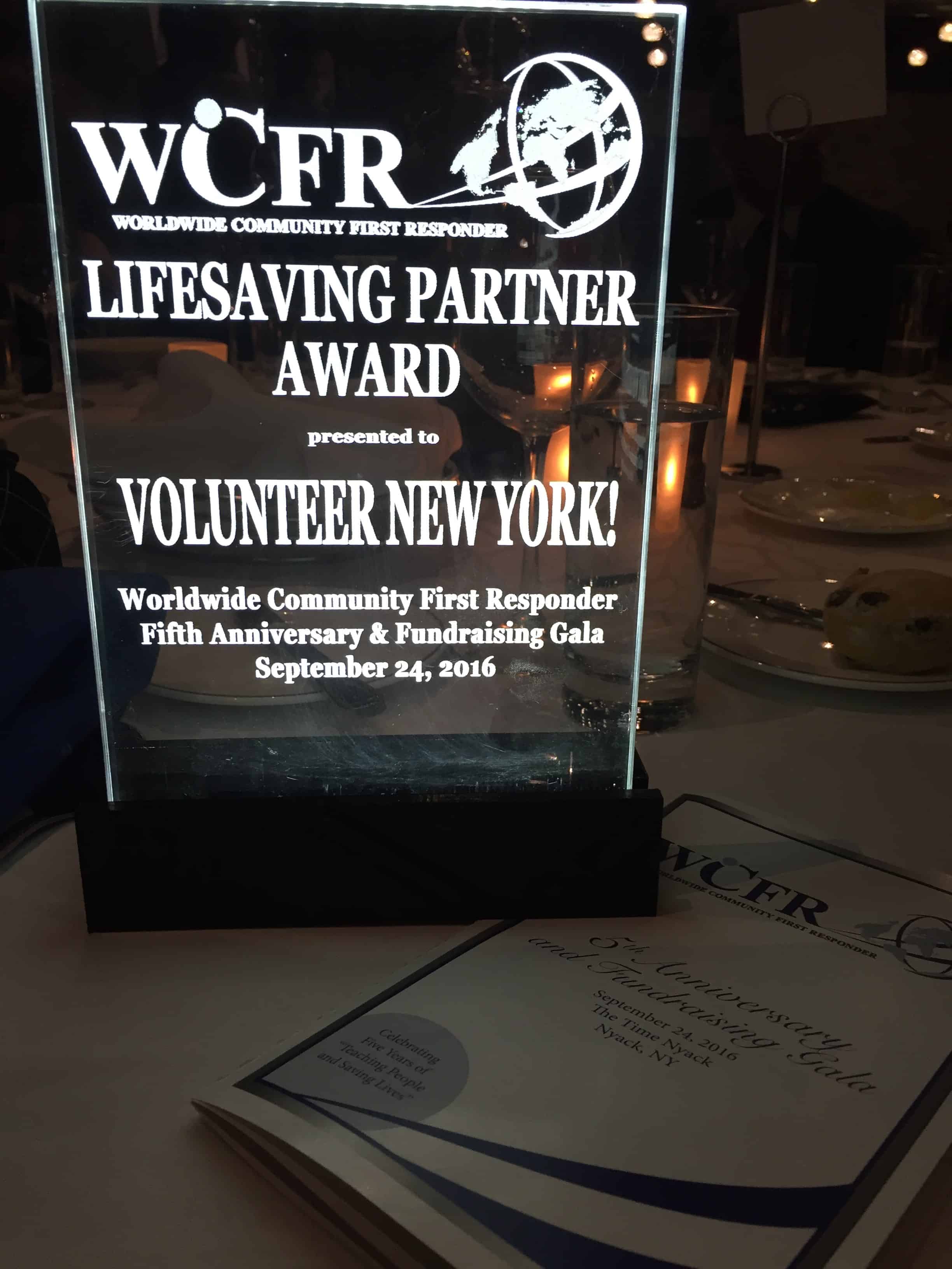 Worldwide Community First Responder 2016 Fundraising Gala