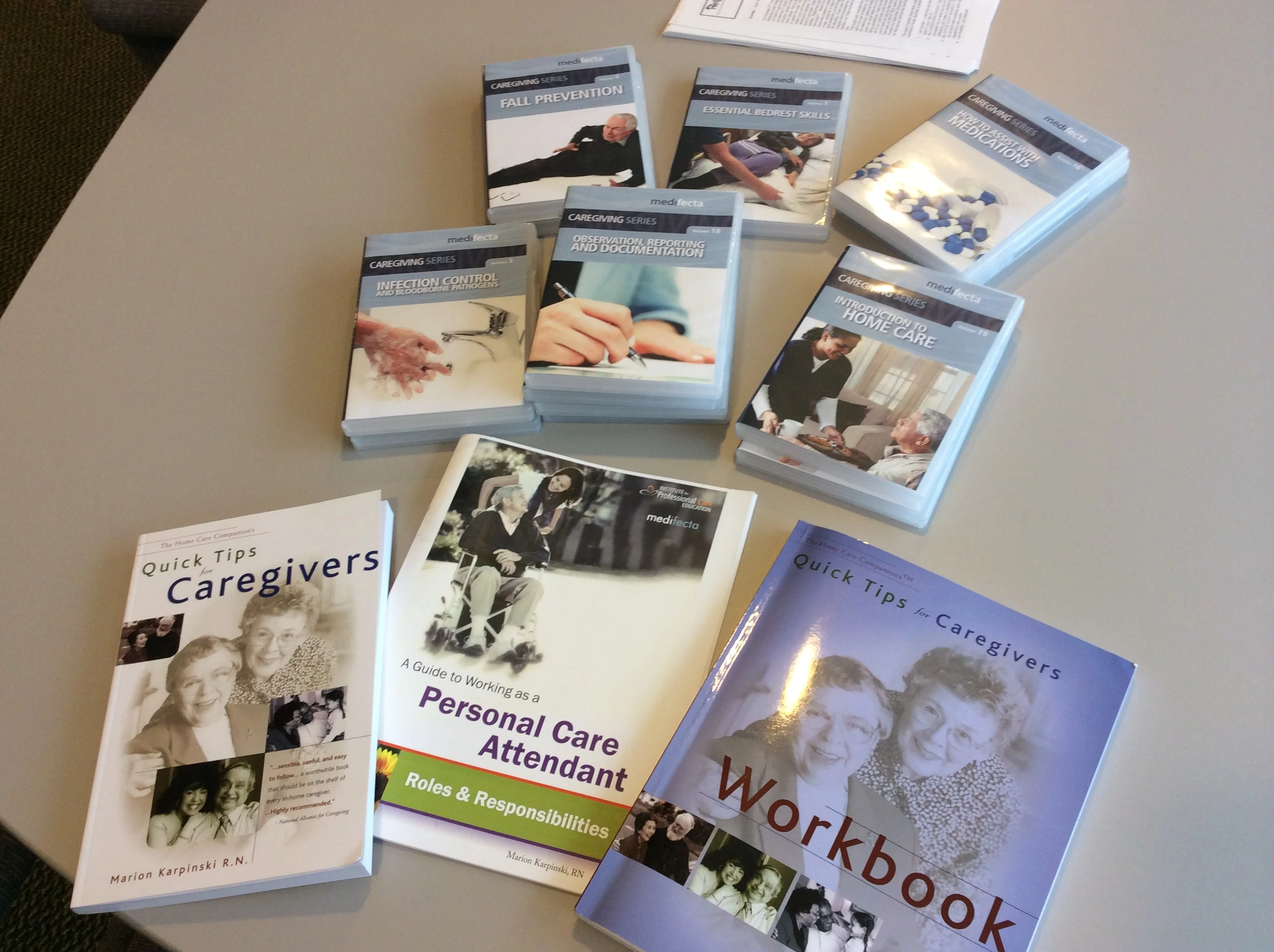 Books for caregiver training