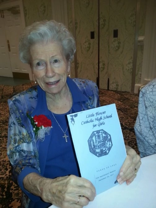 Congratulations to our client, Peg Briner, for attending her 75TH High School Reunion from  Little Flower Catholic High School in Philadelphia. Peg, you never cease to amaze us!!!