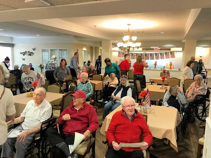 Senior Helpers of Hilton Head joined residents of The Island Cove at Hilton Head in celebration of Veteran’s Day.