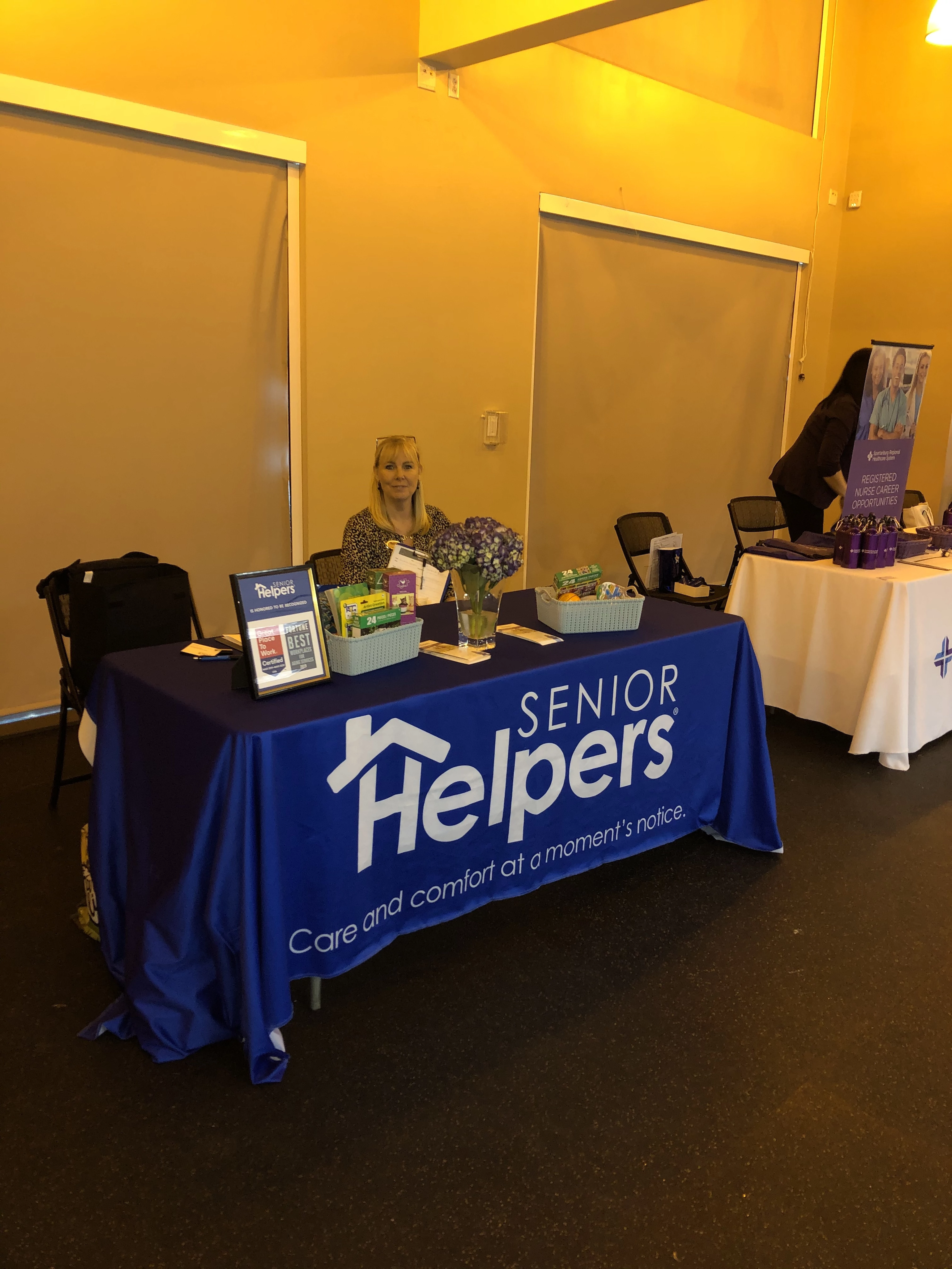 Senior Helpers attended the USC Beaufort Campus recent Career Fair.