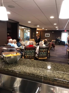 Happy Hour hosted by Senior Helpers at a local independent living facility!