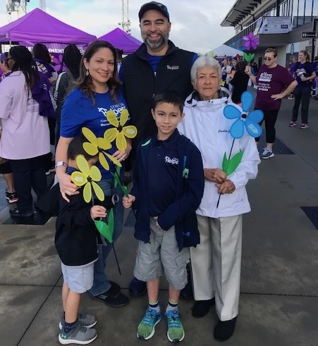 The Giraldo Family at the Polk Walk to End Alzheimer’s