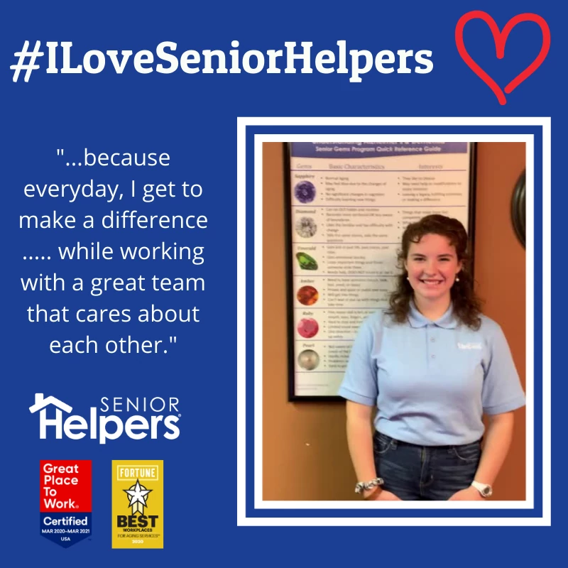 Listen to why Payton loves being a caregiver at Senior Helpers
