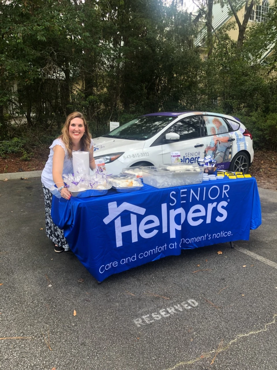 Senior Helpers partnered with The Pines at Bluffton for their recent Summer Bash