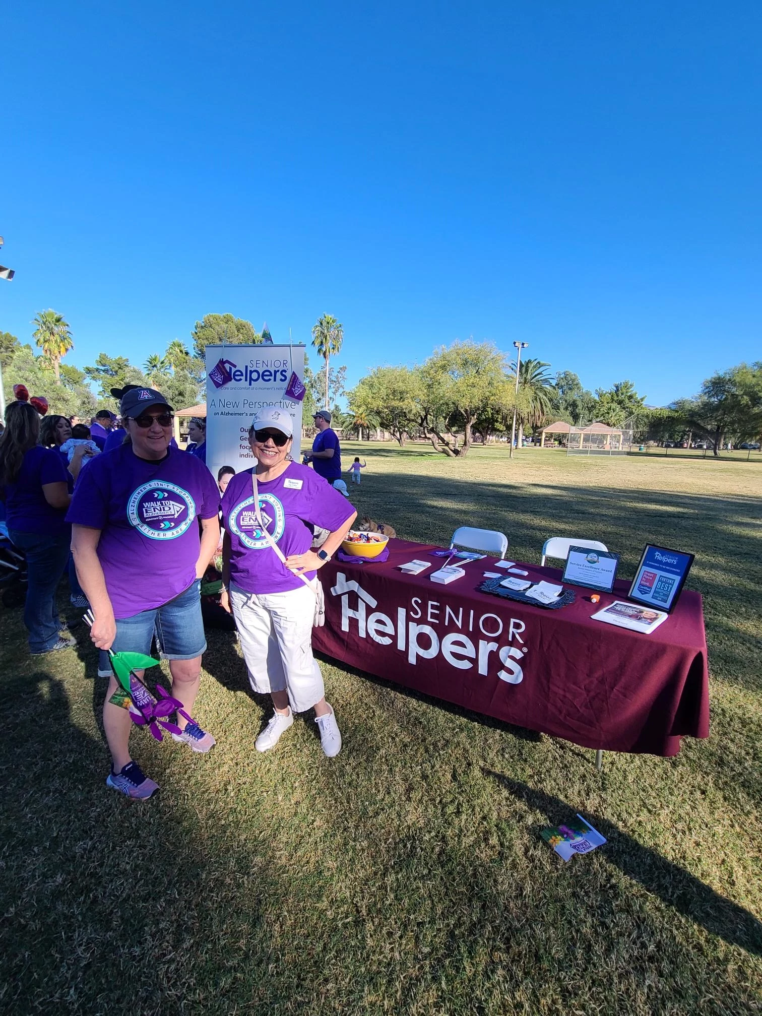 Senior Helpers of Tucson was a sponsor for the the Tucson and Green Valley/Sahuarita Walk to End Alzheimer's!