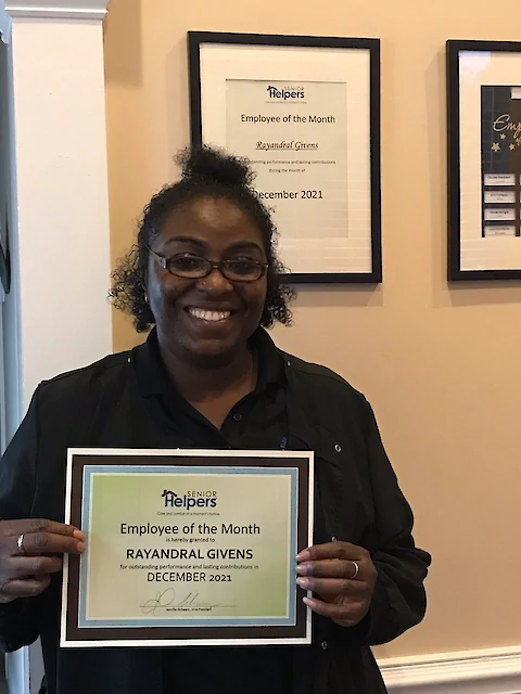 Congratulations to Our Caregiver of the Month: Rayandral N Givens