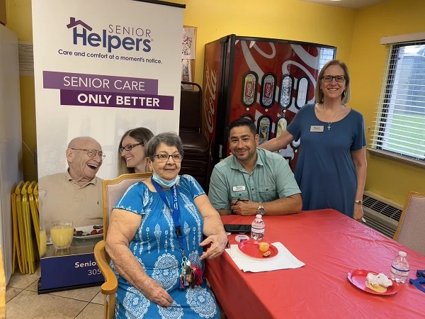 Fun day visiting the residents of AHEPA in North Miami. We shared information about Senior Helpers, had snacks and even danced a little. Fun fun times! Thank you AHEPA for the invitation!