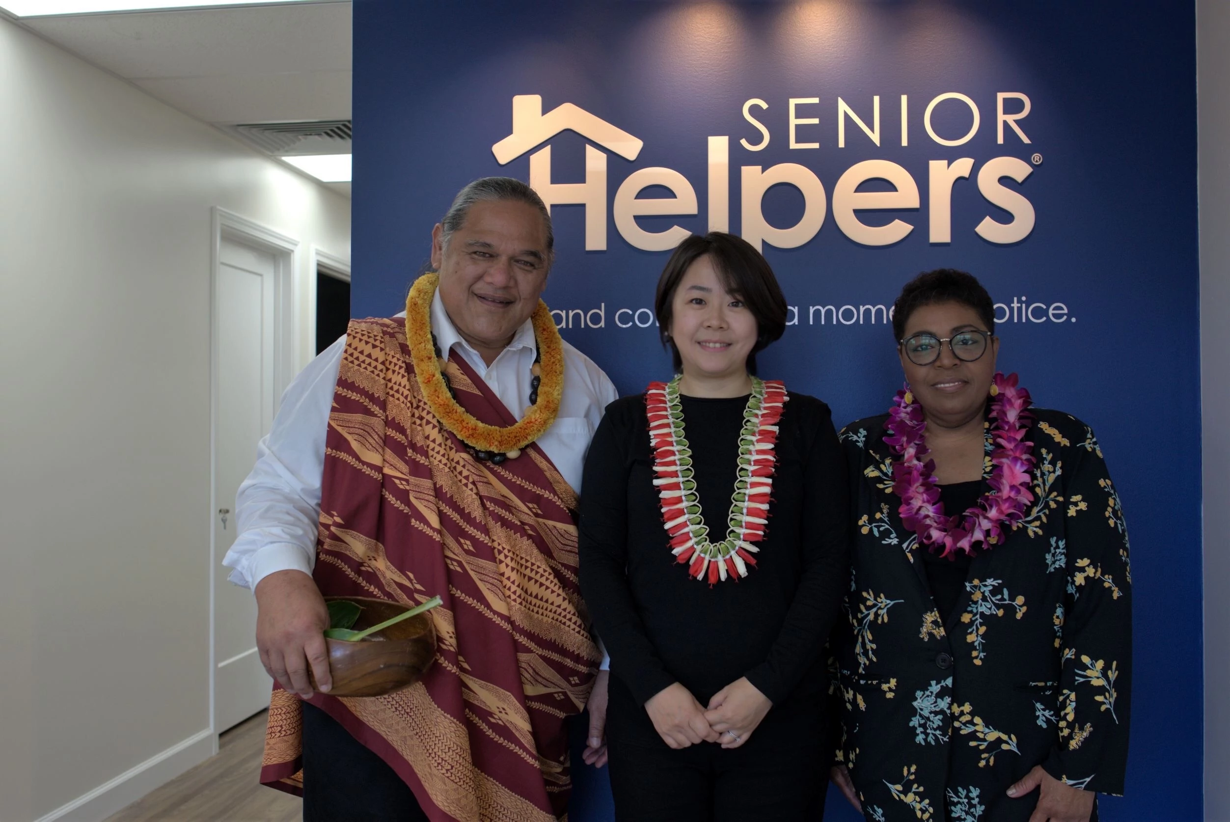 We invited Kahu Elias Parker to our office to perform a Blessing Ceremony to invite the goodness from the highest for Aloha, happiness, harmony, health, peace, protection and abundance.