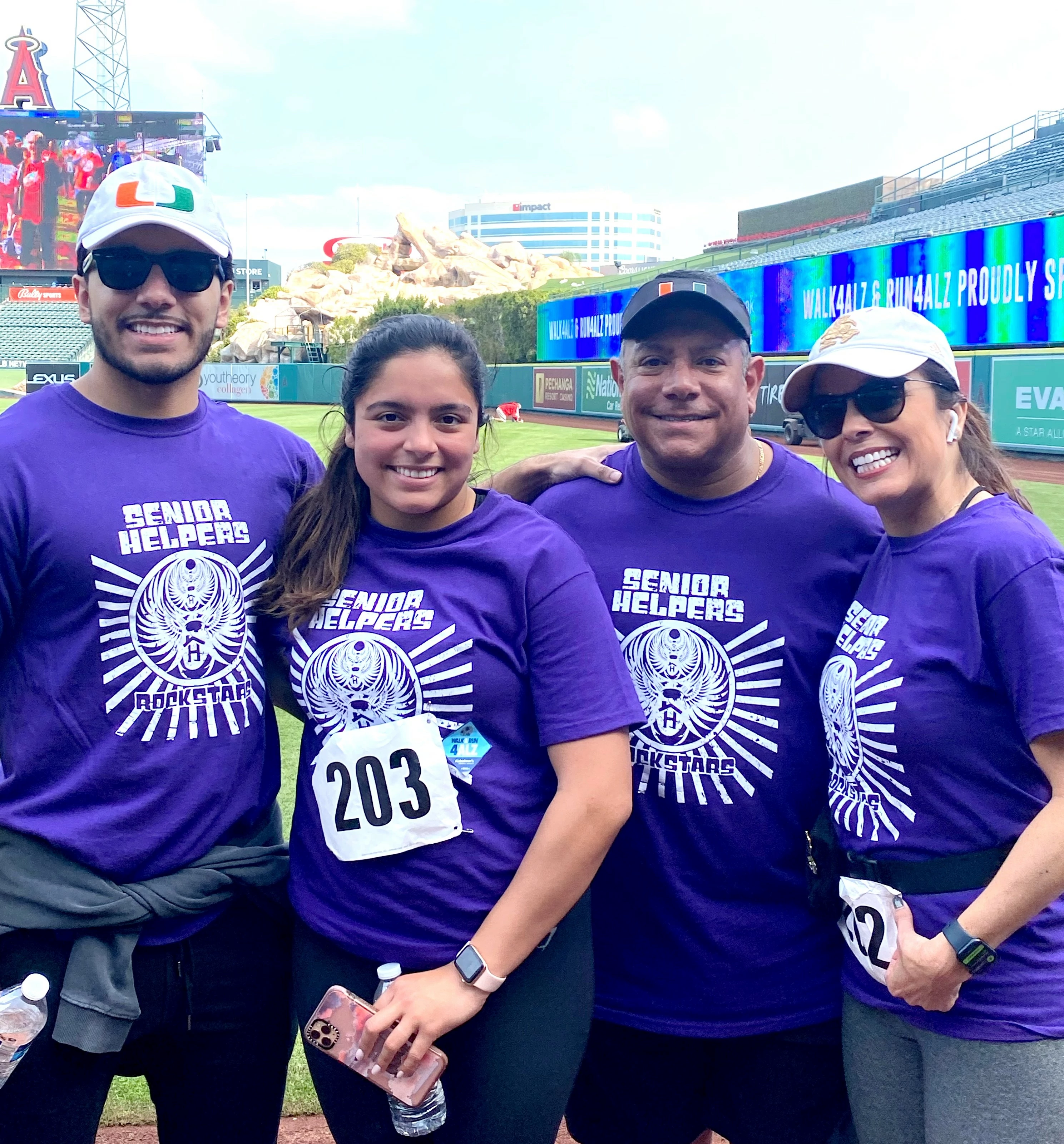 Senior Helpers was in full force with five offices representing at the Walk & Run 4ALZ, honoring several loved ones. We honored our beloved Matriarch and Nana, Angeles V. Munoz.
