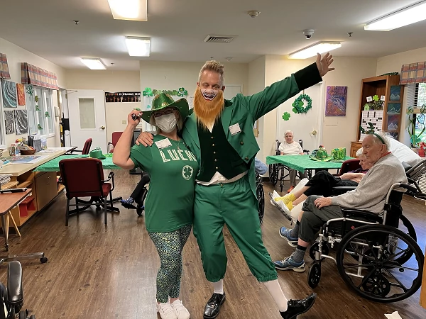 This St. Patrick’s Day, both Senior Helpers and Crescent Hospice held a special Luck of the Irish event at The Fraser for its residents.