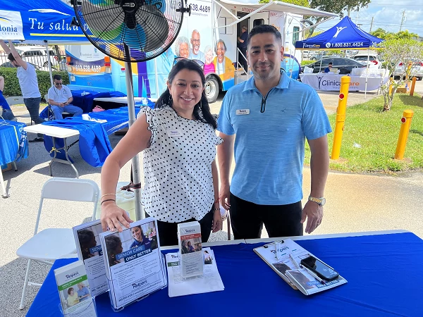 Our team at the Health Fair event today at AHEPA of North Miami!