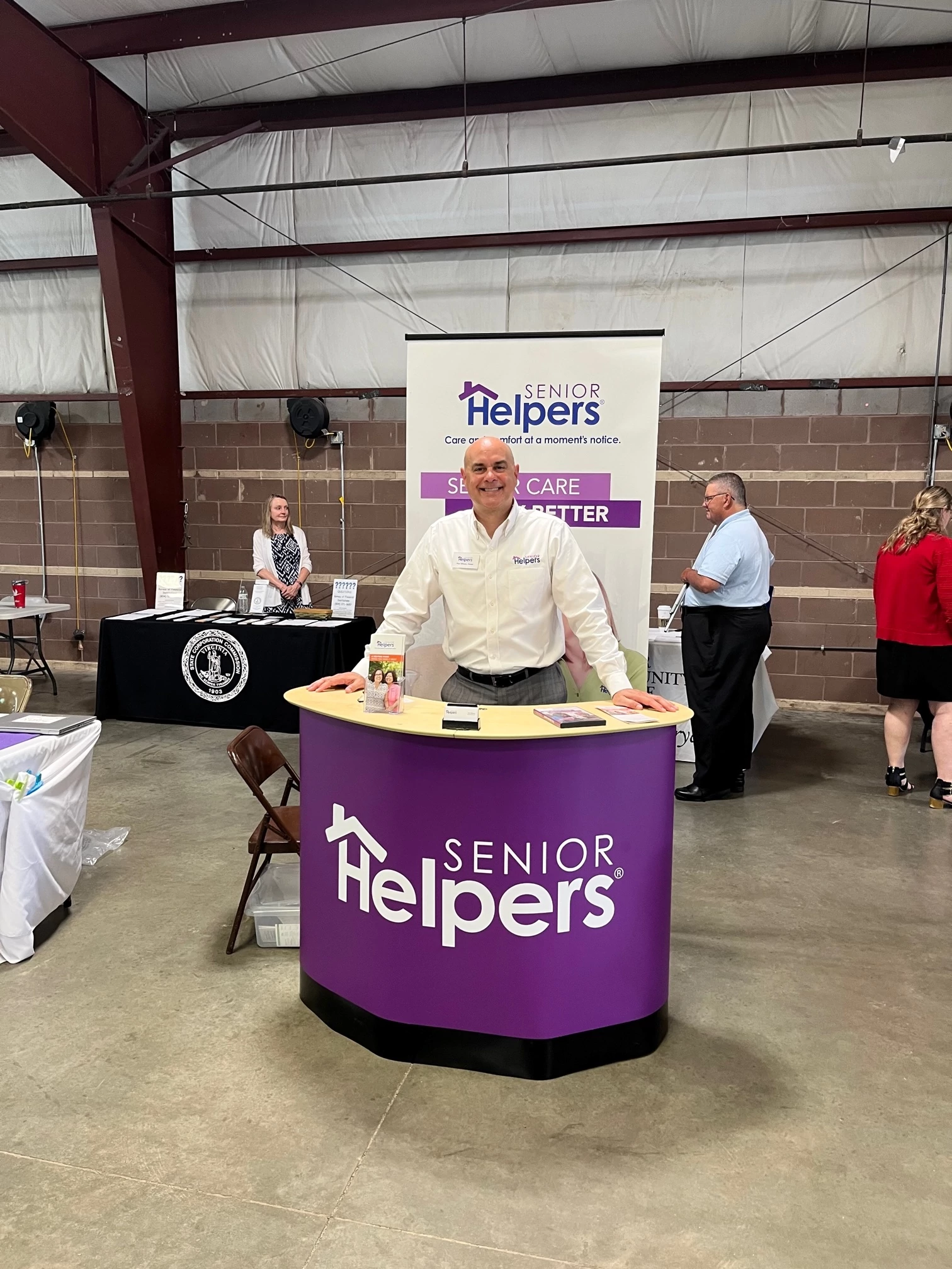 Senior Helpers was happy to be one of 35 sponsors at The Chesterfield Triad at the Chesterfield Fairgrounds this week.  The Triad is an annual event put together by the Chesterfield Aging & Disability Services and we provided over 225 attendees with information about resources for seniors in our community.