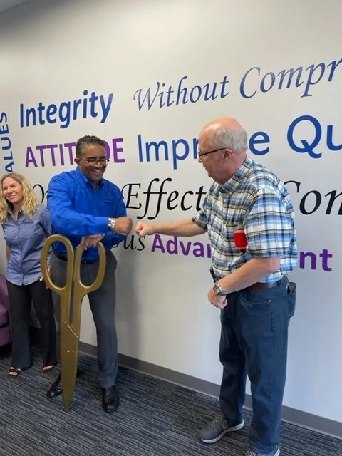 We were so lucky to have Tim Keenan, from the Cyprus Chamber of Commerce, attend our Ribbon Cutting Event!