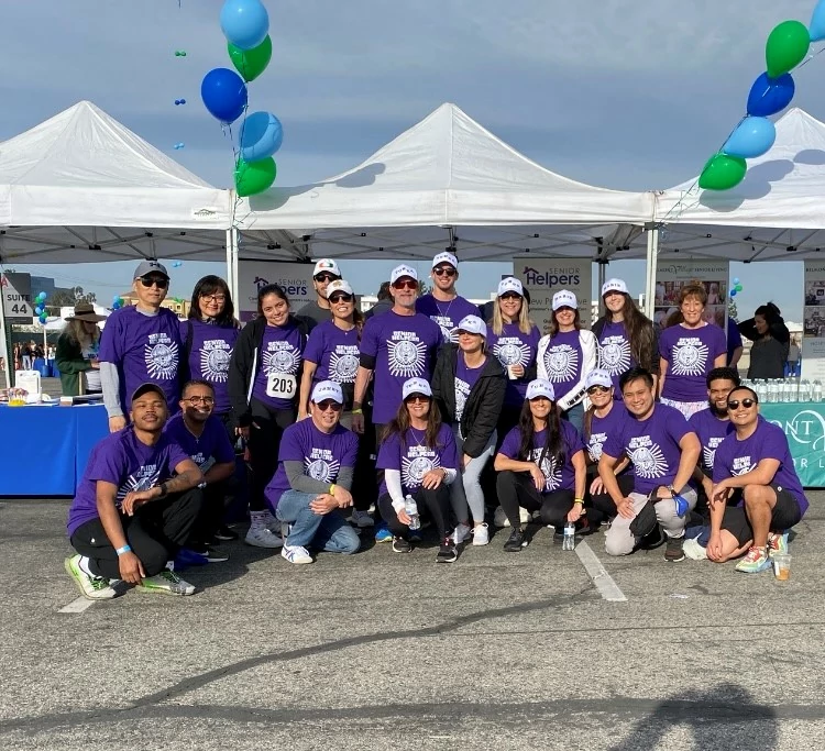 Check out Senior Helpers of Santa Monica at the Walk to End Alzheimer's hosted by the Alzheimer's Association at the Angel's Stadium in Anaheim!