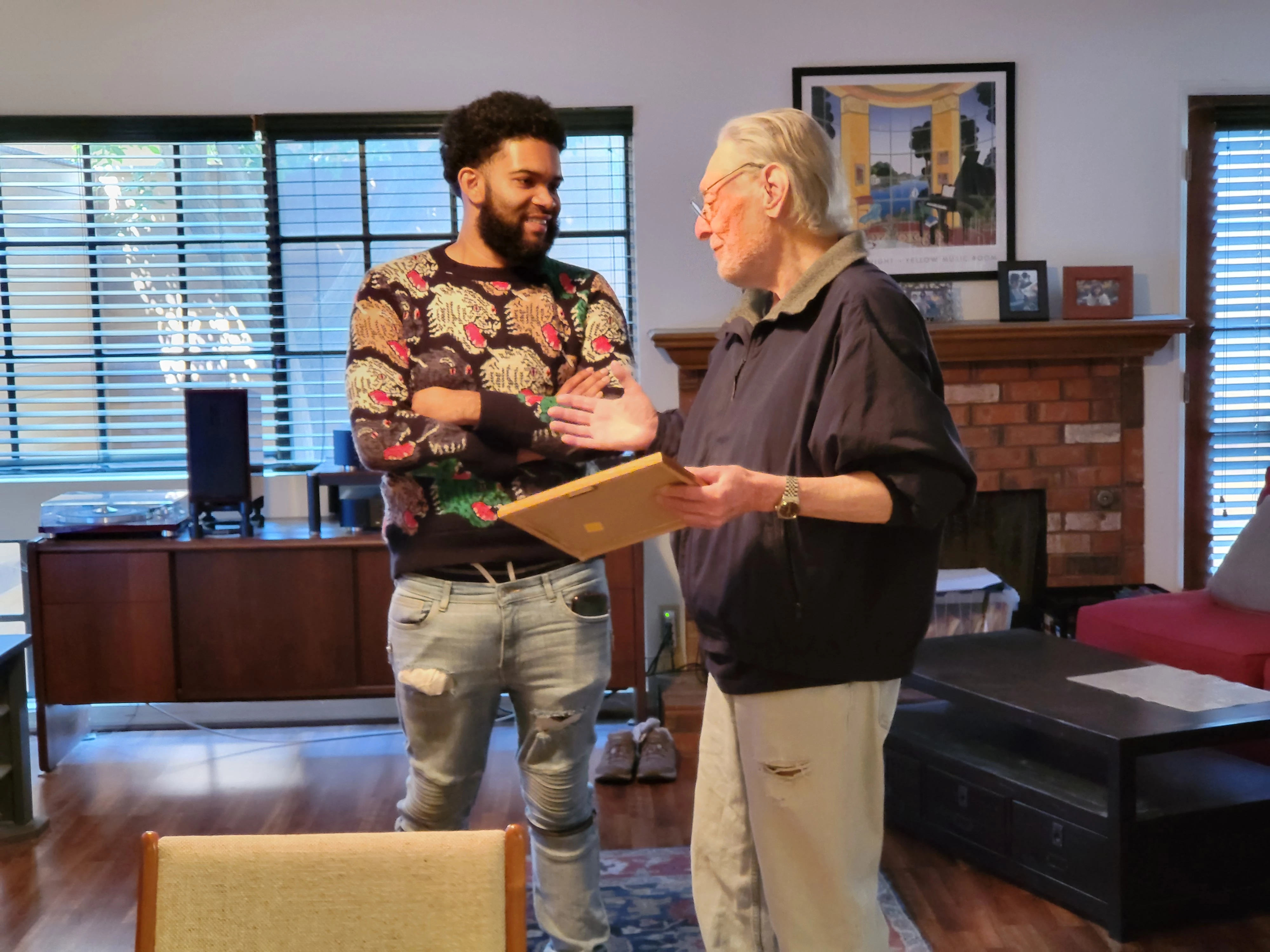 At Senior Helpers, we believe that there is richness and lessons to be learned from the stories that clients' share. Meet Tevin and Joel. Our caregivers engage with our clients to share their experiences, to challenge each other's minds, laugh and if need be, cry together.