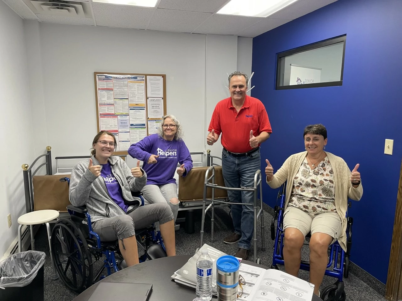 Senior Helpers Roseville has added new equipment to our office. All of our caregivers have hands-on training during orientation with our Director of Nursing. Yay! 👍