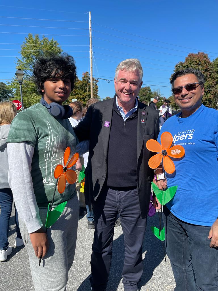 It was awesome to meet Congressman David Trone at the #ALZWALK in Frederick