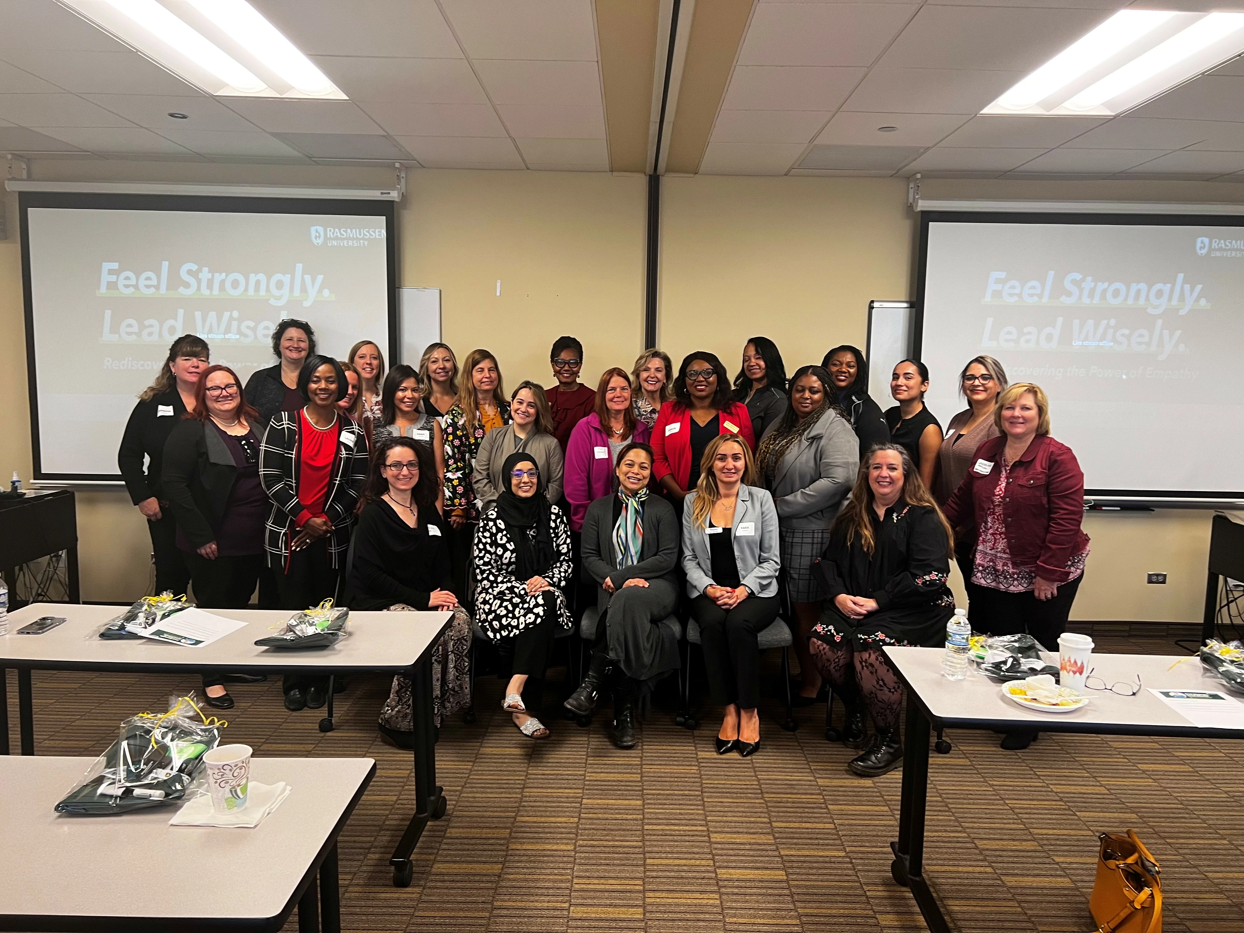 Diversity and Inclusion is a core value for us at Senior Helpers Bolingbrook. We attended the 12th Annual Women's Leadership “Feel Strongly, Lead Wisely “ Session at the Rasmussen University Bolingbrook Area Chamber of Commerce to continually learn from the best at how we can all be even more inclusive to our employees and our clients.