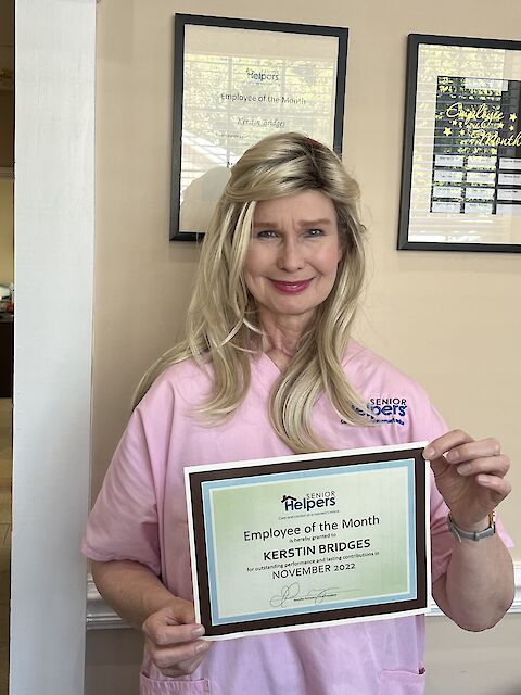 Congratulations to Our Caregiver of the Month: Kerstin Bridges