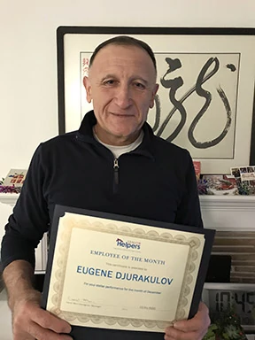 Employee of the Month December 2022 - Eugene Djurakulov