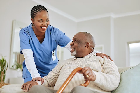 Caretaker vs. Visiting Nurse: 2 Key Differences for Seniors Living at Home