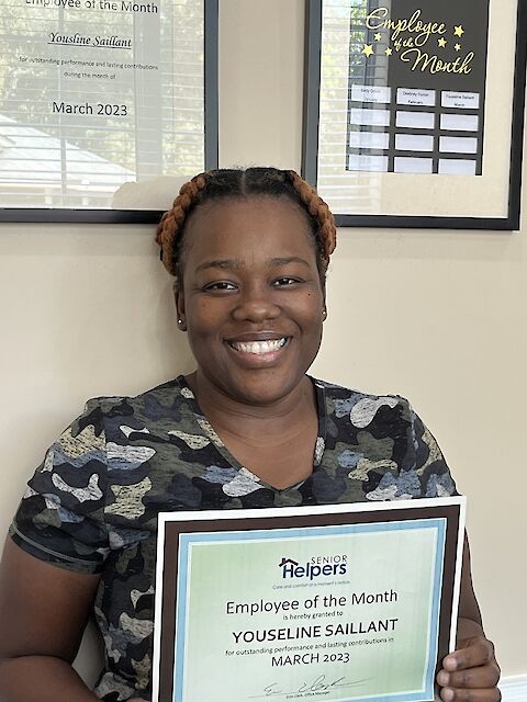 Congratulations to Our Employee of the Month, Youseline!