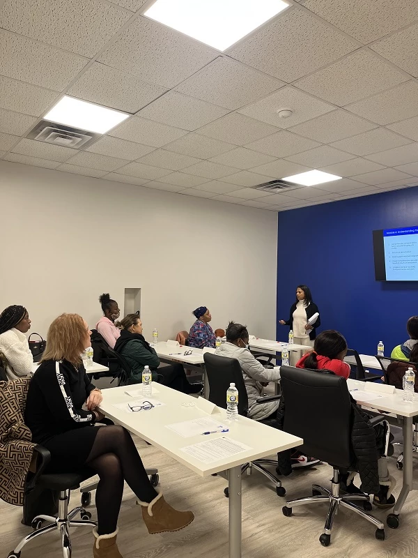 Check out this photo from our most recent caregiver orientation session. At Senior Helpers of North Side Chicago, we ensure all of our caregivers are expertly trained and confident in their skills before entering our clients' homes!