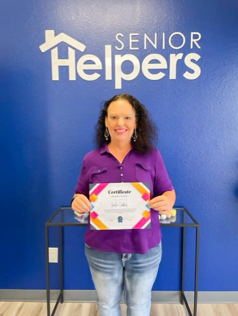 We would like to thank Julie, our Caregiver of the month of March. Thank you for the love and compassion you provide to our families. We appreciate all your hard work and efforts.