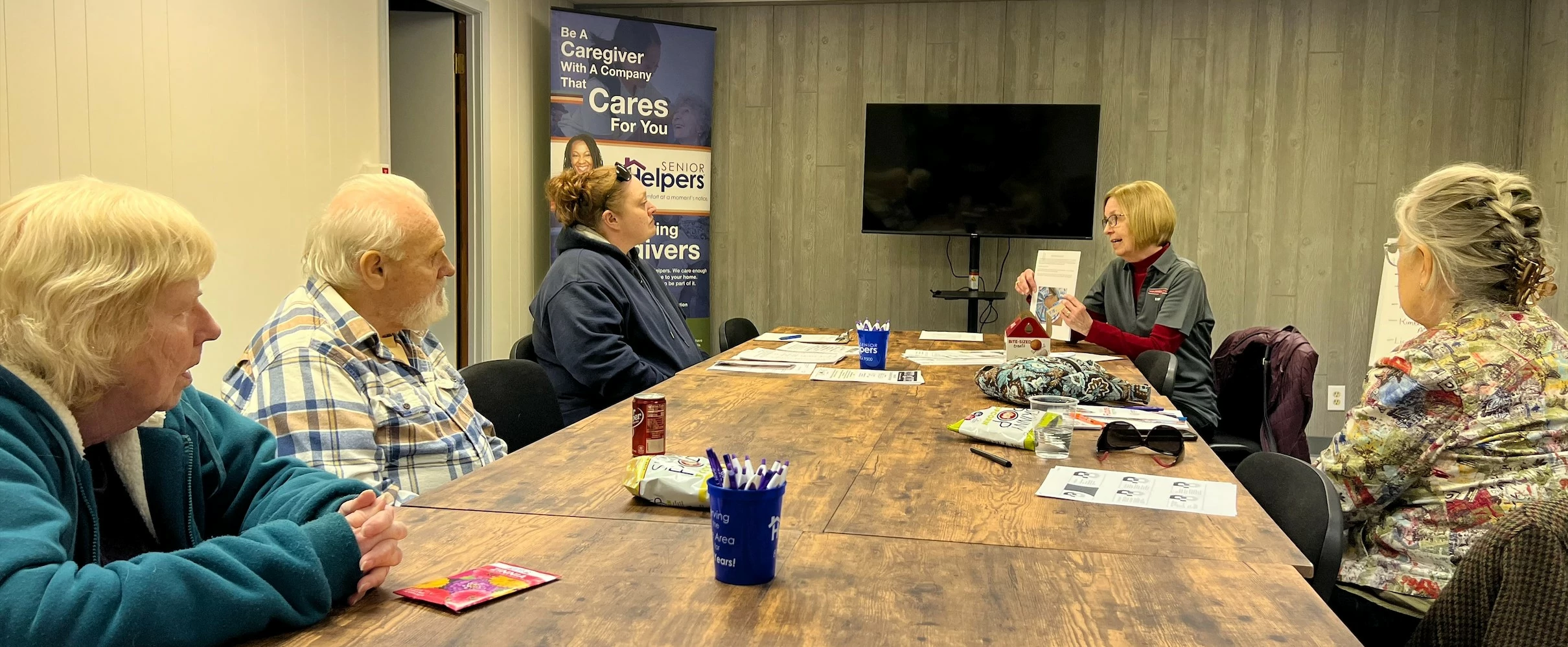 Some of our Caregivers and members of our community were interested in a public talk with the Warren County Fair and how to get seniors more involved.