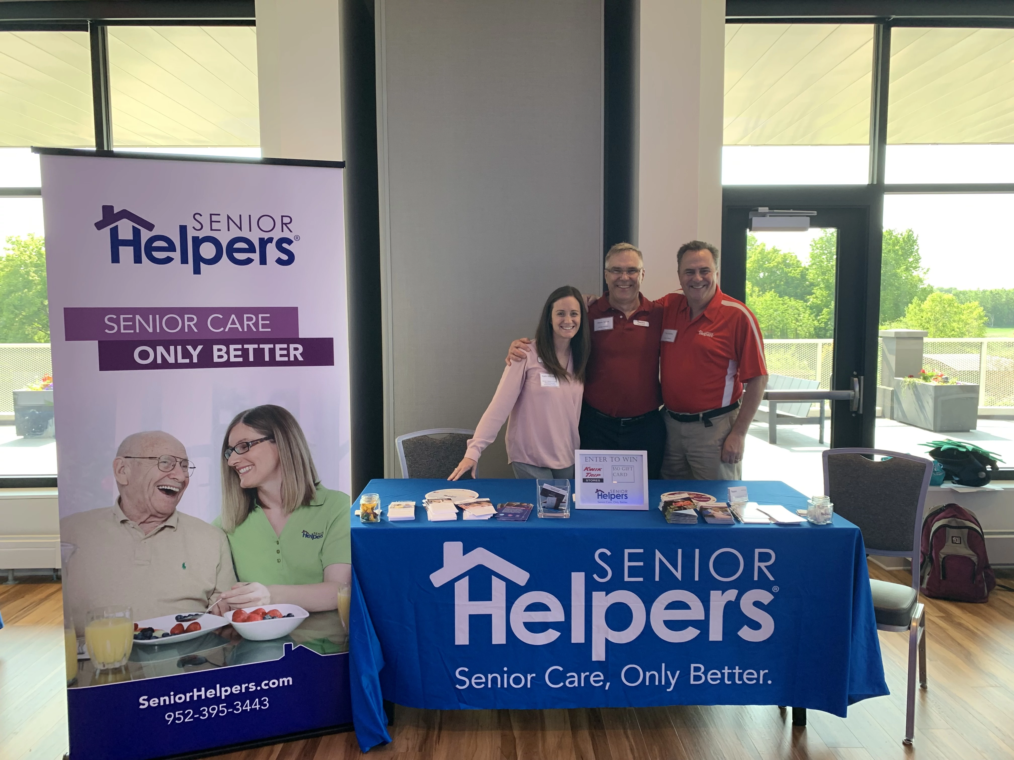 Minnesota Senior Helpers owners at the Minneapolis Senior Workers Association Spring Soirée at the Plymouth Community Center