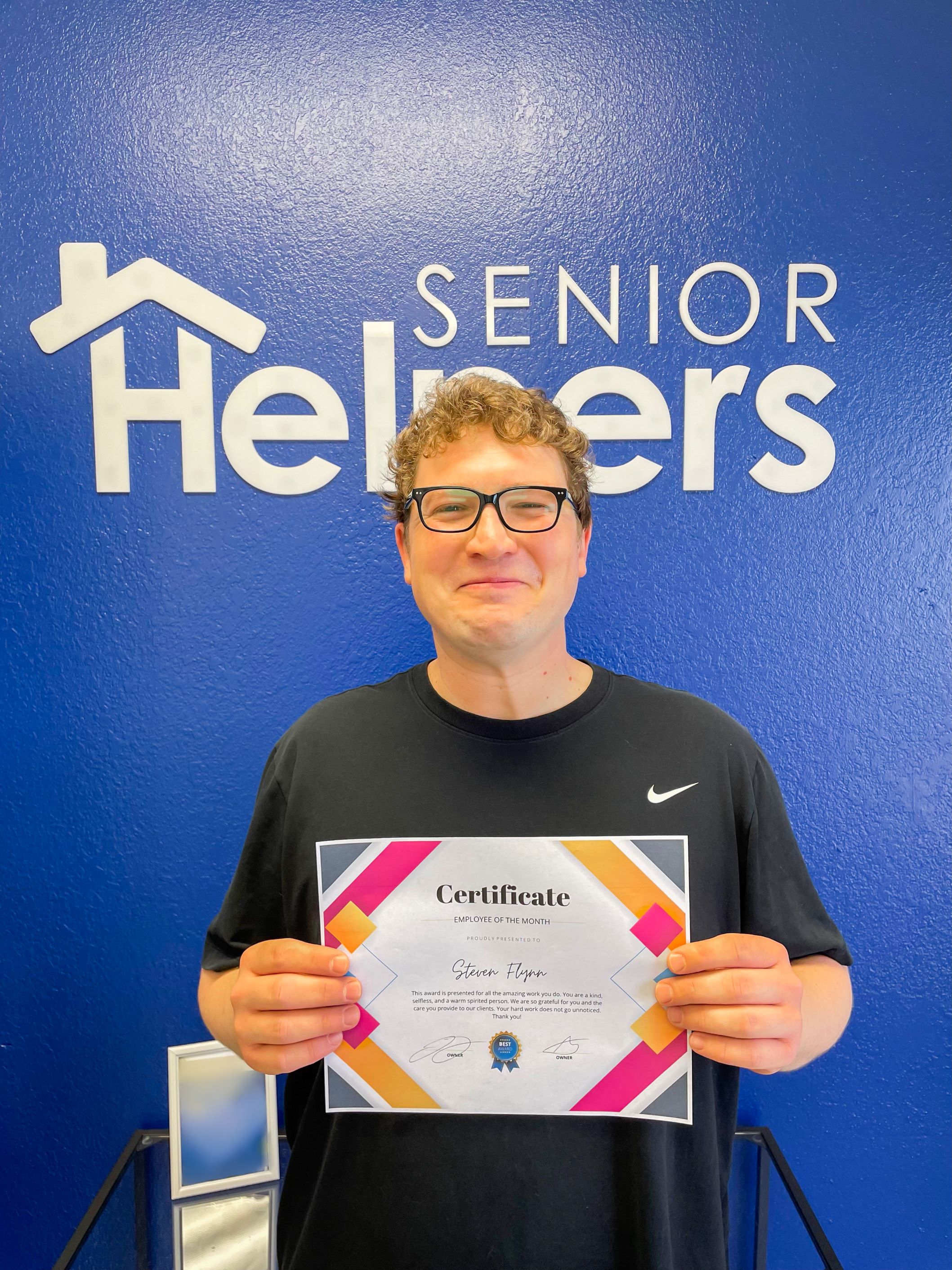 Congratulations to our Caregiver of the Month, Steven! We appreciate your attention to detail and ability to update families through the family portal. You are able to talk battleships with one family and go shopping with others. We want to thank you for your flexibility and care you provide to the families you support.