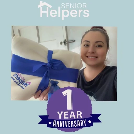 Meet, Stephanie, yet another caregiver that’s been with us over a year. She’s one of the best and provides in-home care for her clients in the City of Orange. We are all lucky to have her on the team.